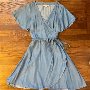 LOFT Chambray Dress